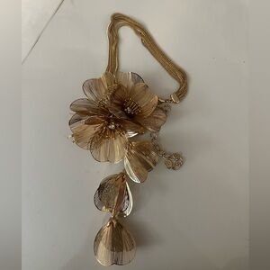 Zara Gold Floral Necklace